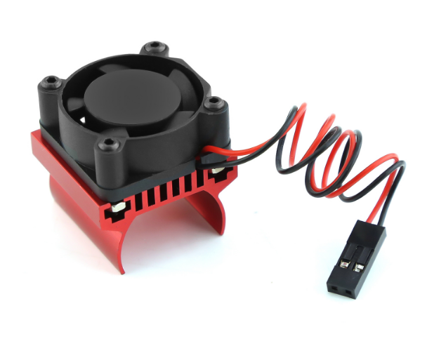 Traxxas TRX-4M Aluminum Motor Heat Sink - Red