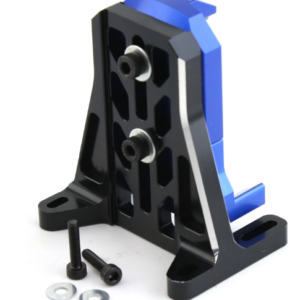 Traxxas XRT / X-Maxx CNC Aluminum Rear Motor Support Mount - Black + Blue