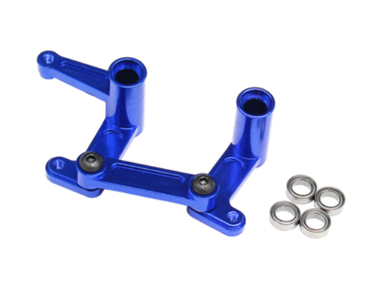 Traxxas Slash 2WD Aluminum Steering Link Rod Set - Blue