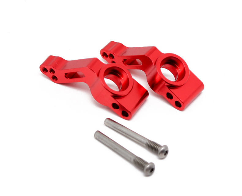 Traxxas Slash F-150 2WD Aluminum Rear Hub Carriers - Red
