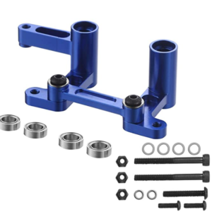 Traxxas Slash / Rustler / Bandit 2WD Aluminum Steering Assembly Set 3743 - Blue