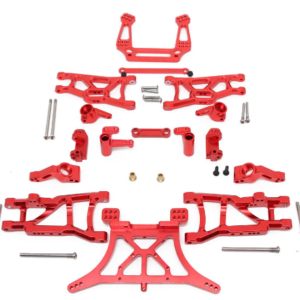 Traxxas Slash 2WD Full Aluminum Upgrade Parts Set - Red