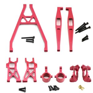 Axial Yeti Jr AX90052 / AX90069 Aluminum 5-Piece Aluminum Upgrade Parts Set - Red