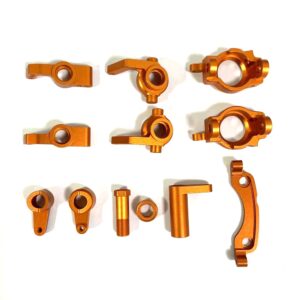 ZD Racing DBX-10 Aluminum 4-Piece Upgrade Parts Set - Orange