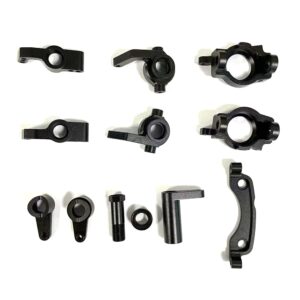 ZD Racing DBX-10 Aluminum 4-Piece Upgrade Parts Set - Silver