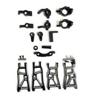 ZD Racing DBX-10 Aluminum 6-Piece Upgrade Parts Set - Silver