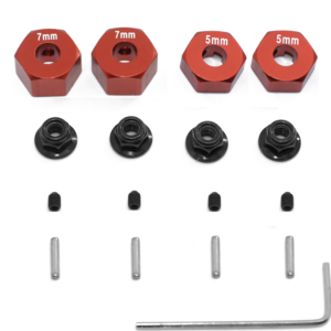 ECX 1/10 2WD Aluminum Coupler Set - Red