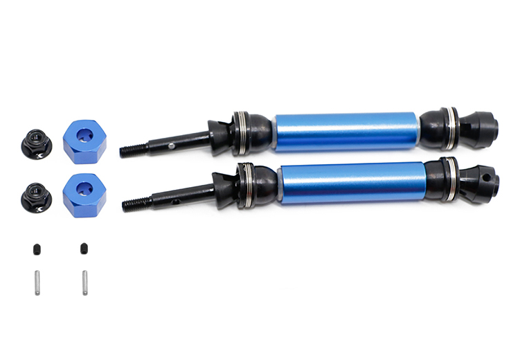 ECX 1/10 2WD Aluminum Drive Shaft Set - Light Blue