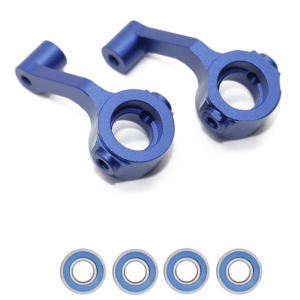 ECX 1/10 2WD Aluminum Steering Knuckles with Bearings - Blue