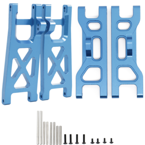 ECX 1/10 2WD Aluminum Front and Rear Suspension Arms Set - Light Blue