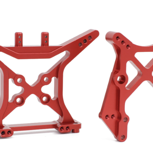 ECX 1/10 2WD Aluminum Front and Rear Shock Tower Set - Red