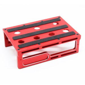 RC Car Maintenance Setup Stand for 1/10 and 1/8 On-Road Drift Short Course Cars - Red