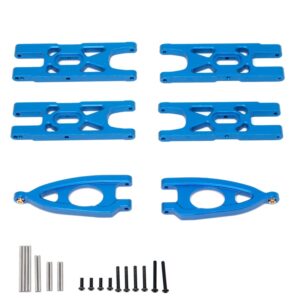 ARRMA Granite 2WD Aluminum Steering Blocks, Caster Blocks, Rear Hubs and Suspension Arms Set - Blue