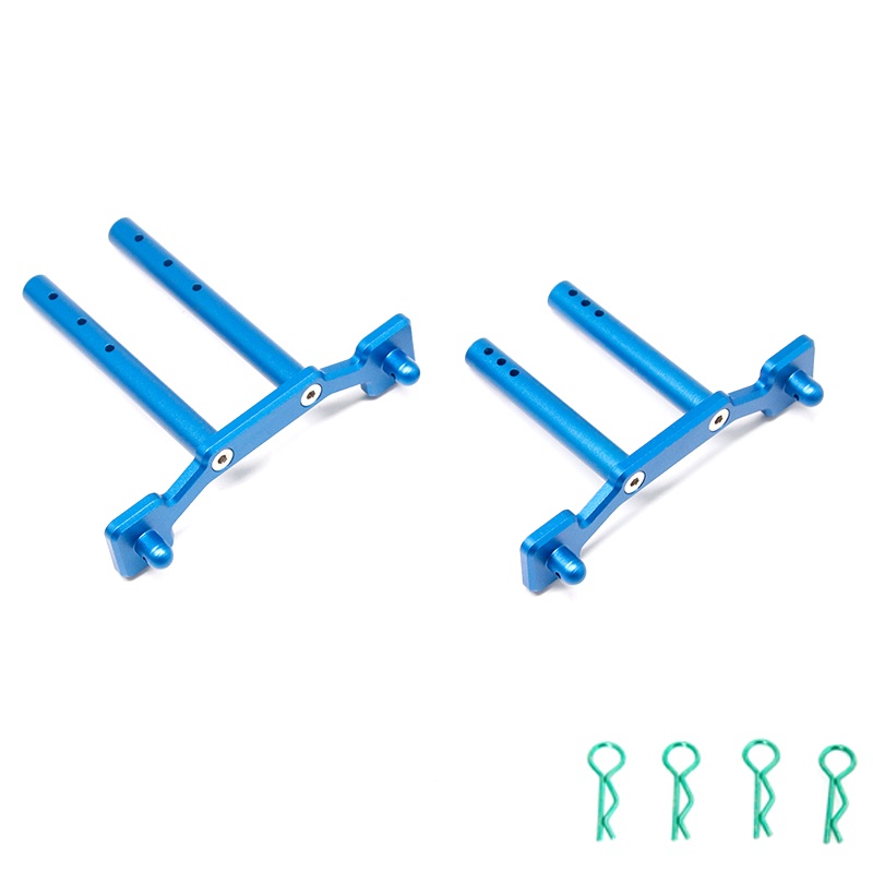ARRMA Granite 2WD Aluminum Body Mount Support Set - Blue