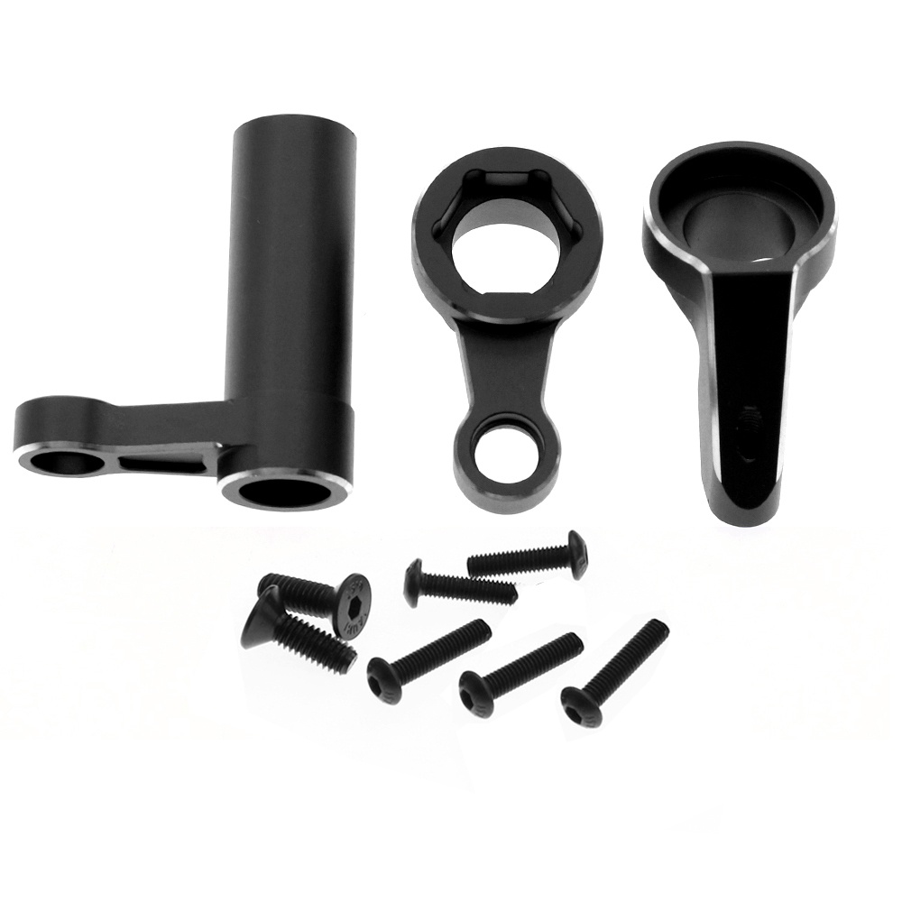 Traxxas Sledge 1/8 4WD Steering Assembly - Silver