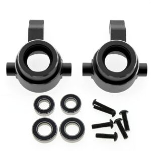 Traxxas Sledge 1/8 4WD Front Steering Knuckles with Bearings #9537 - Silver