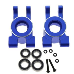 Traxxas Sledge 1/8 4WD Rear Axle Carriers with Bearings - Blue