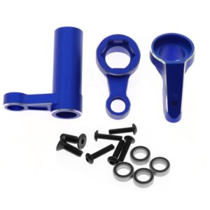 Traxxas Sledge 1/8 4WD Steering Assembly with Bearings - Blue