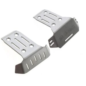 Traxxas Sledge 1/8 4WD Front / Rear Chassis Armor Skid Plate - Silver
