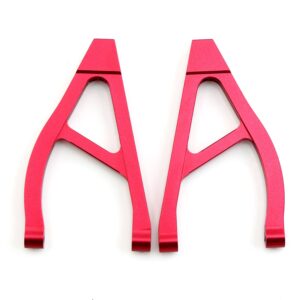 Traxxas 1/16 E-Revo / Slash / Summit Aluminum Rear Upper Suspension Arms - Red