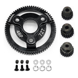 Traxxas Slash 2WD / Drag Slash 48P Steel Spur Gear Set 72T+19T+20T+21T