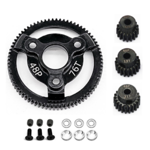 Traxxas Slash 2WD / Drag Slash 48P Steel Spur Gear Set 76T+19T+20T+21T