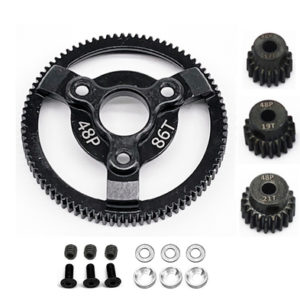 Traxxas Slash 2WD / Drag Slash 48P Steel Spur Gear Set 86T+19T+20T+21T