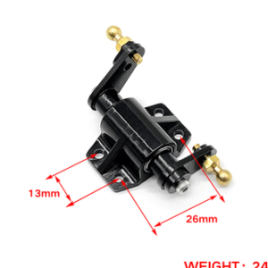 Tamiya 1/14 Truck Aluminum Steering Mount and Metal Servo Mount RZ009