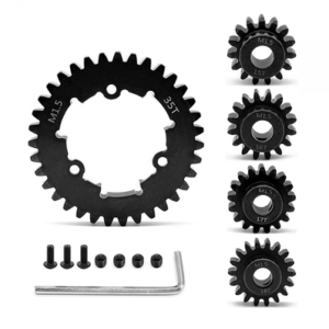 Traxxas X-Maxx 6S / 8S and XRT 1.5 Mod 35T Spur Gear and Pinion Gear Set 35T+15+16+17+18