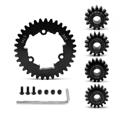 Traxxas X-Maxx 6S / 8S and XRT 1.5 Mod 35T Spur Gear and Pinion Gear Set 35T+15+16+17+18