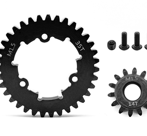 Traxxas X-Maxx 6S / 8S and XRT 1.5 Mod 35T Spur Gear with 35T+14T Pinion Gear