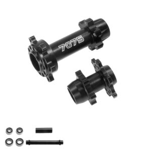 Losi 1/4 Promoto-MX Front and Rear Wheel Axles - Black
