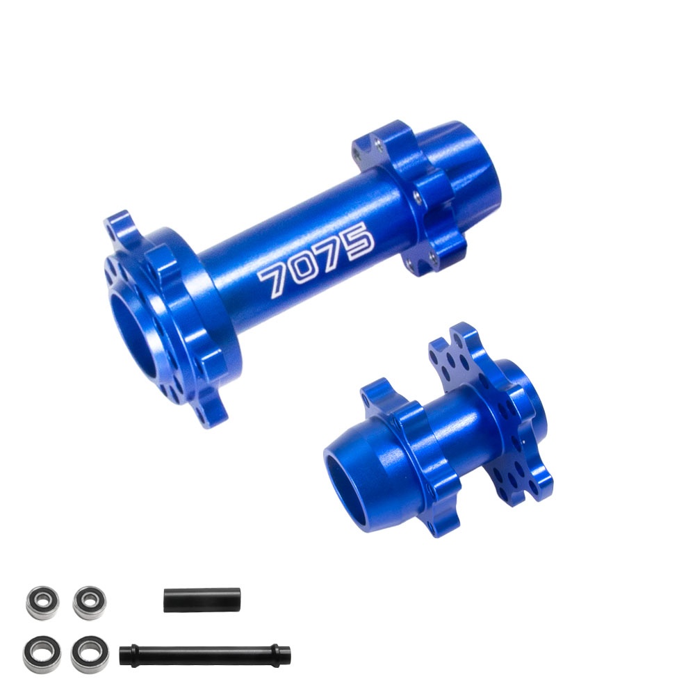 Losi 1/4 Promoto-MX Front and Rear Wheel Axles - Blue