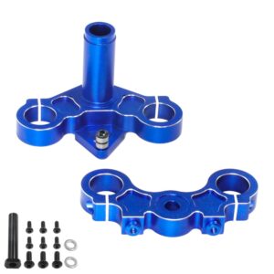Losi 1/4 Promoto-MX Front Shock Mount Triangle Plate - Blue
