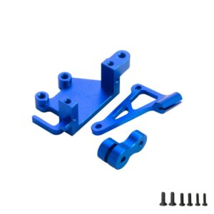 Losi 1/4 Promoto-MX Caliper Servo Mount and Servo Horn Set - Blue