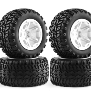 1/10 RC Tire Set 105mm W79 - Black / White