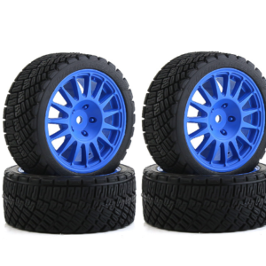 1/10 RC Tire and Wheel Set 67mm - Blue