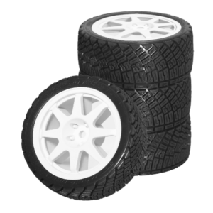 1/10 RC Tire Set 68mm - White