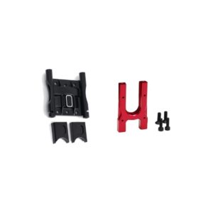 1/8 ARRMA Red Aluminum Center Differential Cover and Front Mount Set for Typhon, Talion, Outcast, Limitless