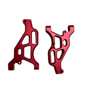 1/8 ARRMA Red Aluminum Front Lower Suspension Arms for Typhon, Limitless, Infraction