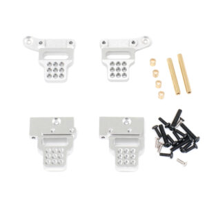 TRX-4M Aluminum Silver Shock Mount Set for Traxxas 1/18 RC Crawler