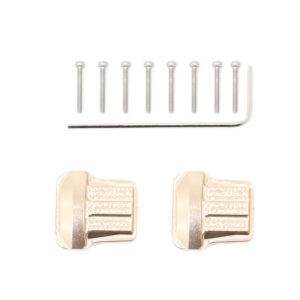 TRX-4M Brass Front and Rear Differential Cover Set for Traxxas 1/18 RC Crawler