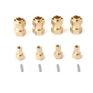 TRX-4M Brass Extended Hex Adapter Set for Traxxas 1/18 RC Crawler