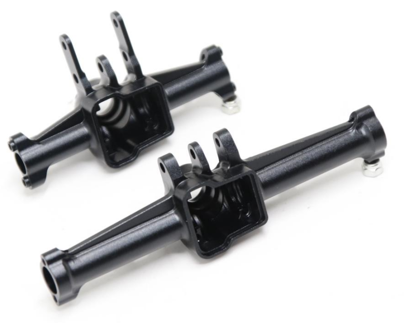 TRX-4M Aluminum Black Front and Rear Axle Housing for Traxxas 1/18 RC Crawler
