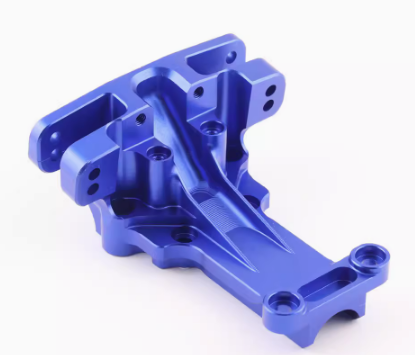 Traxxas X-Maxx / XRT Aluminum Front Gearbox Upper Cover - Blue / Dark Blue