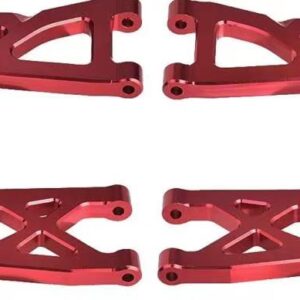 1/10 ARRMA Aluminum Front and Rear Suspension Arm Set Red for Senton Granite Vorteks Typhon