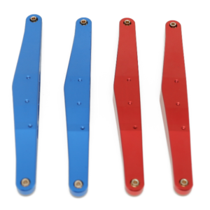Losi Baja Rey V2 1/10 Aluminum Suspension Arm Set Blue Red