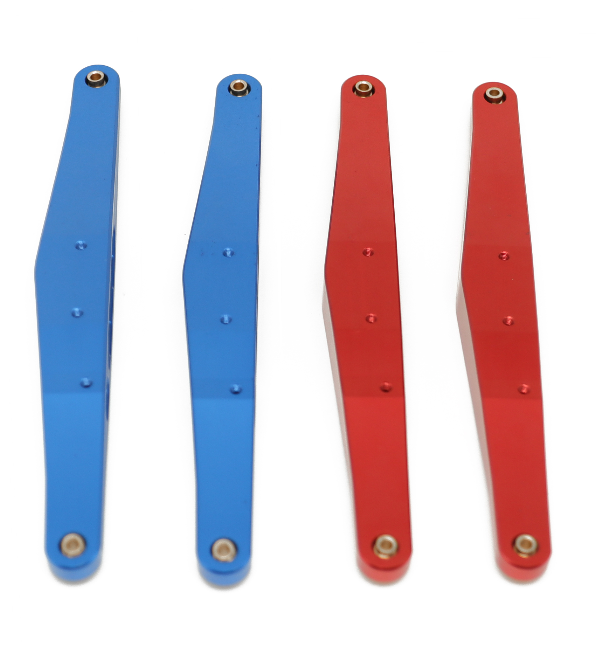 Losi Baja Rey V2 1/10 Aluminum Suspension Arm Set Blue Red
