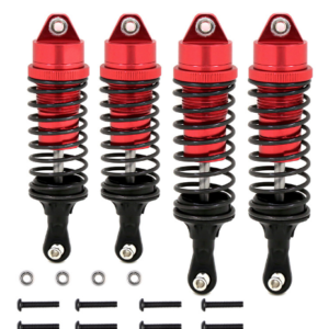 Aluminum Front and Rear Shock Absorber Set Compatible with Traxxas Slash 4x4