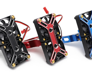 Motor Heat Sink with Dual Cooling Fan Compatible with Traxxas X-Maxx / X-Maxx 6S 8S